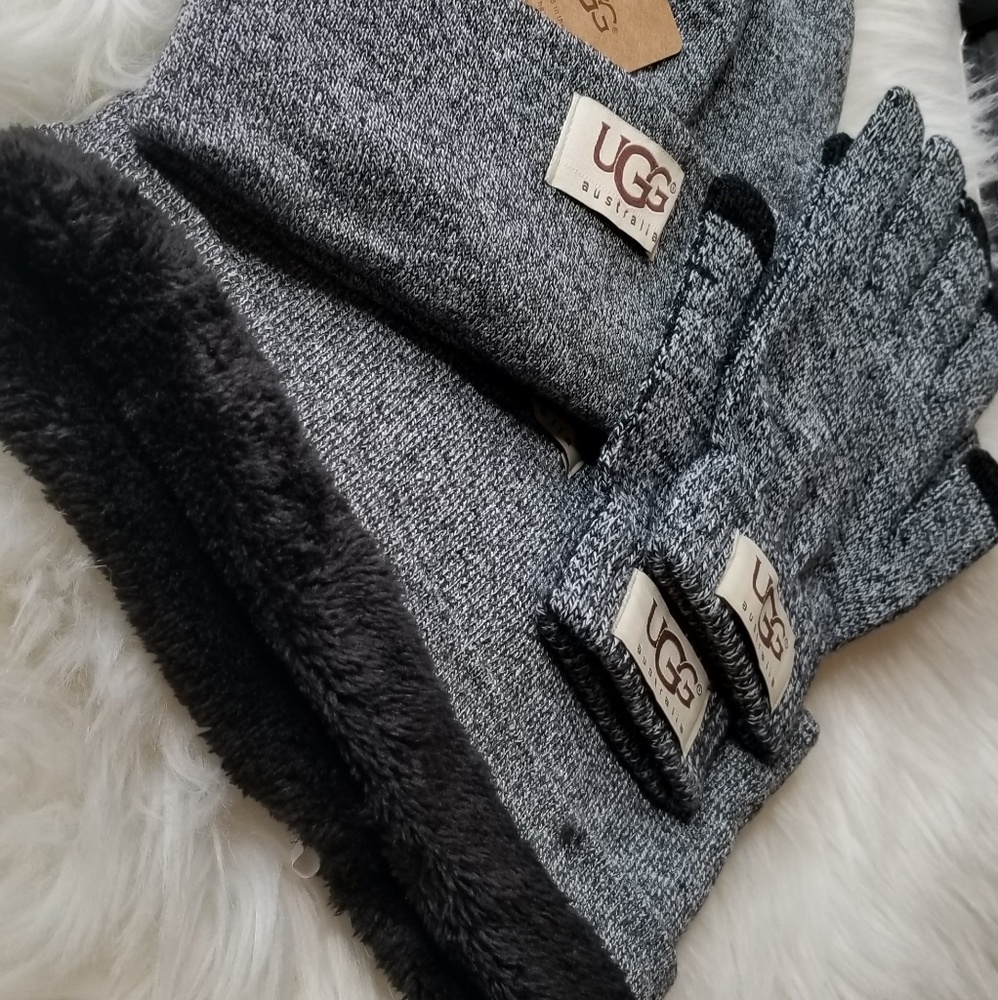 🎁🆕️Hat Scarf Glove UGG Gift Set Fleece Lining - Picture 3 of 7